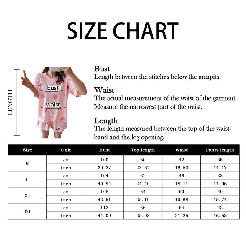 PIN GROUPS 2024 Women Sleepwear Lovely Home Suits Pyjama Short Sleeve Pajamas Set Women Pajamas Comfortable Girl Spring And Summer Pijamas